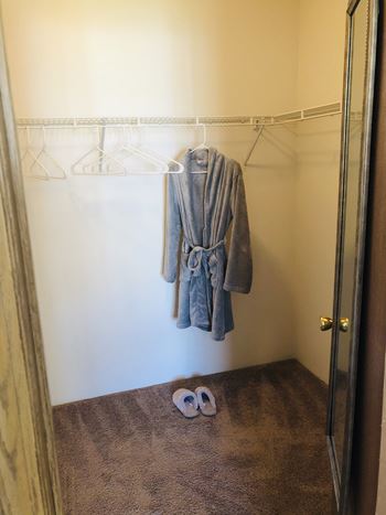 Large walk-in closets